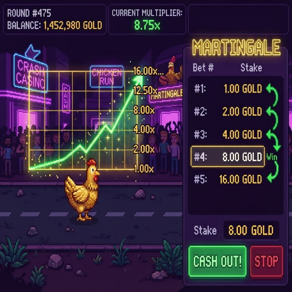 Martingale Strategy for Chicken Road 2.0
